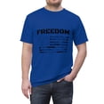 thumbnail image 5 of Blue Patriotic American T-shirt, Freedom Flag, American Flag Shirt, 5 of 7