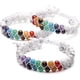 thumbnail image 5 of Pulsera de cuentas de chakras, pulsera de cristal curativa de los 7 chakras, pulsera de cuentas de piedra de yoga, pulsera de meditación, relajación y ansiedad., 5 of 5