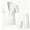 White, variant on Men’s Summer 2-Piece Suit Set, Short Sleeve Blazer & Tailored Shorts for Business Vacation Resort Party