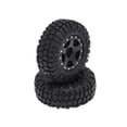 thumbnail image 5 of 4 pieces 1/24 Rubber Wheels and Tires Fit for Axial SCX24 00002 90081 RC crawler Car Trucks Accessories - Black A, 5 of 7