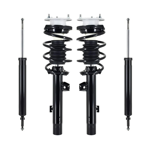 Set Front Quick Complete Strut-Coil Spring-Rear Shock For 2007-2013 BMW 328I RWD