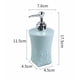 thumbnail image 2 of Botella desinfectante para manos, botella de prensa, botella vacía, baño creativo, botella desinfectante para manos tallada de estilo europeo, gel de ducha, azul embotellado, 2 of 5