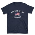 thumbnail image 1 of Westlake Village California Patriot Men's Cotton T-Shirt, 1 of 1