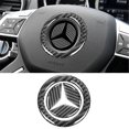 thumbnail image 1 of RV Embellecedor de la cubierta del volante de carbono para Mercedes-Benz C E Class W204 07-14【45MM】, 1 of 5
