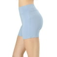 thumbnail image 2 of Womens Cotton Thick Band Running Yoga Shorts, 2 of 6