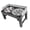 Gray, variant on Riousery Elevated Pet Bowl Adjustable Height Neck Protection Stainless Steel Sturdy Structure for Medium Large Dogs Black 16.42 inches / 41.7 cm Feeding Stand[cite: 1]