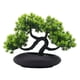 thumbnail image 1 of Bonsái artificial, plantas artificiales, decoración de escritorio, exhibición de interior. Verde 30x23cm, 1 of 9
