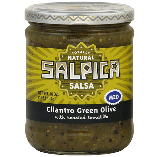 Salpica Cilantro Green Olive Salsa, 16 oz (Pack of 6)