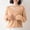 Orange, variant on Blmnix Casual Tops Loungewear Solid Color Blouses for Women Business Casual V-Neck Long Sleeve Blouses