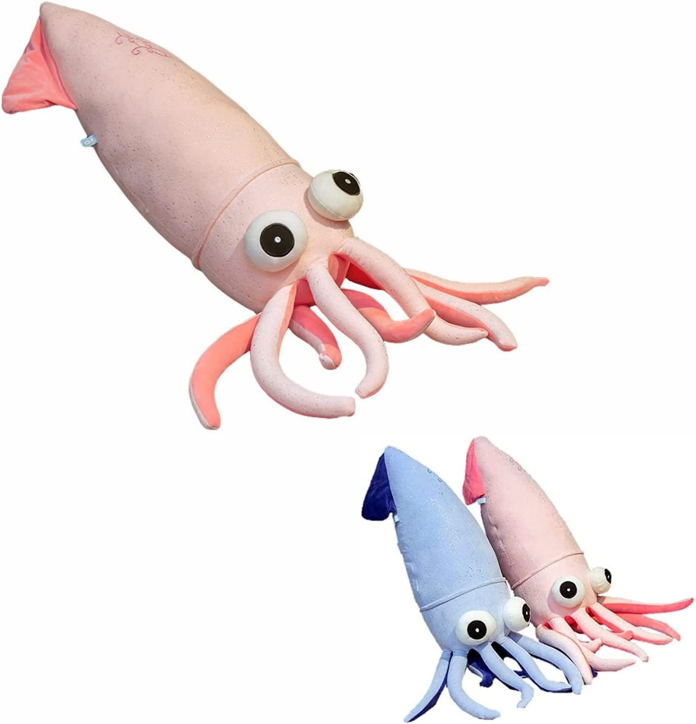 ZSYQWZN Giant Octopus Squid Plush Cute Cartoon Octopus Pillow,Sofa Bed Huging Throw Pillow,Winter Soft Pillow, Gift for Lover (Color : Blue, Size : 36in) ZSYQWZN Giant Octopus Squid Plush Cute Cartoon Octopus Pillow,Sofa Bed Huging Throw Pillow,Winter Soft Pillow, Gift for Lover (Color : Blue, Size : 36in)