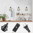 thumbnail image 4 of IC 9.84FT Plug in Hanging Light Fixture with Switch, Industrial Pendant Lamp Light Cord with Twisted Hemp Rope DIY Light Fixture for Farmhose Home Lighting DecorsWhite, 4 of 5
