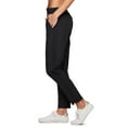 thumbnail image 4 of RBX Active Women's Ribbed Side Woven Ankle Pant With Pockets, 4 of 6