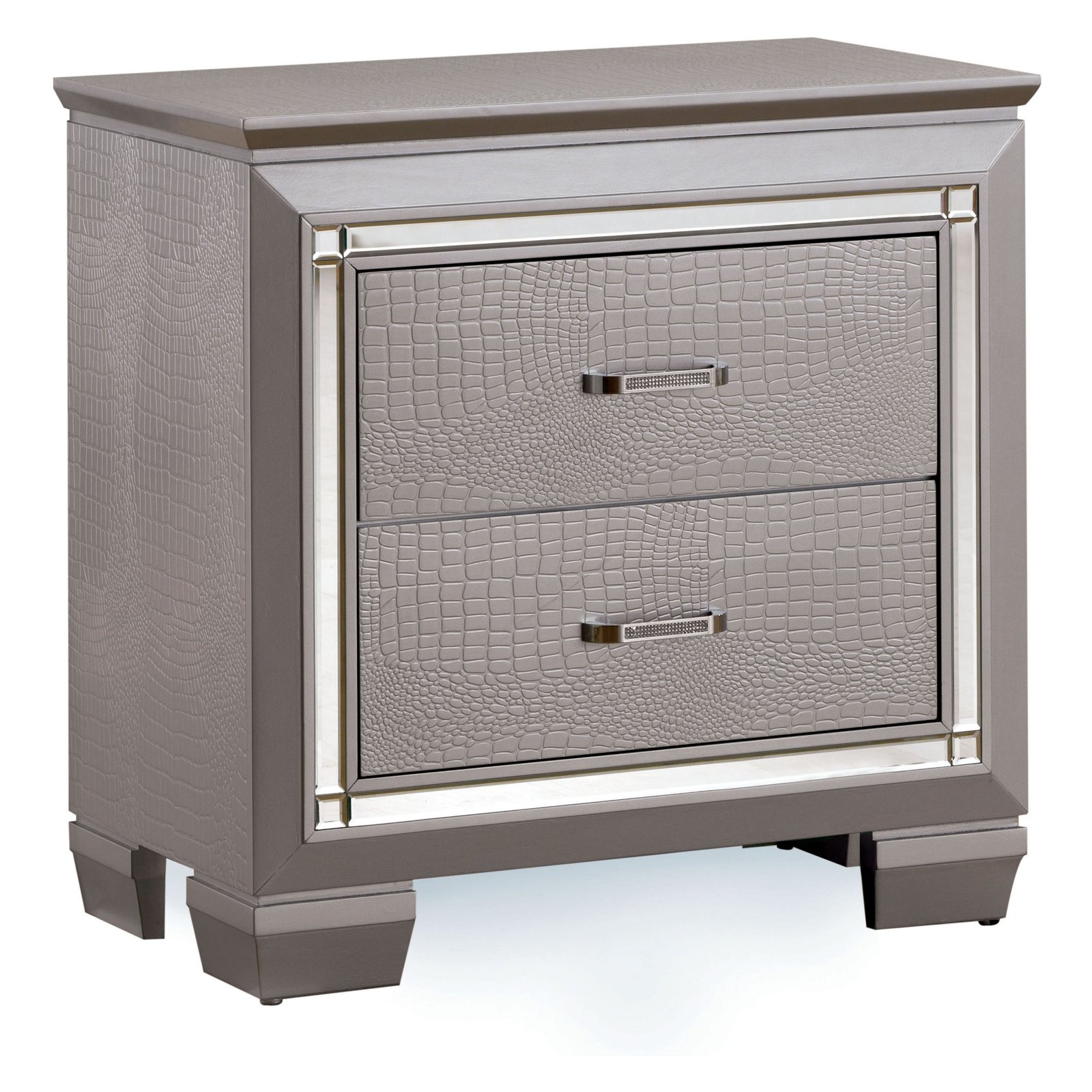 Furniture of America Dundee 2 Drawer Nightstand