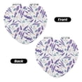 thumbnail image 2 of Kdxio Lavender Flowers Pocket Mirror, 1X/2X Travel Makeup Mirror 2-Sided Folding Small Mirror Portable Double-Sided Magnifying Cosmetic Mirror for Gift-Heart Shape, 2 of 9