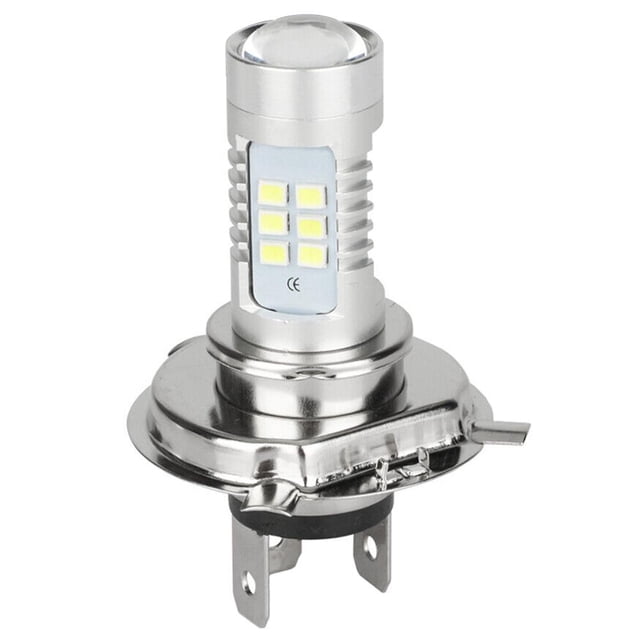 Bombilla para faro delantero de coche H4 9003 HB2, 6000 K, 220 W, 12 V, haz alto y bajo, blanco (1 ud.)