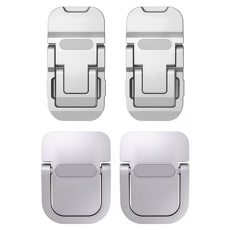 4PCS Mini Portable Metal Laptop Stand Adjustable Foldable Base Support