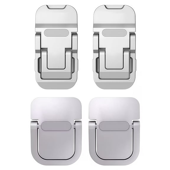 4PCS Mini Portable Metal Laptop Stand Adjustable Foldable Base Support