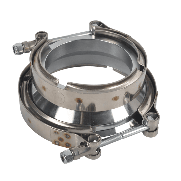 ID 3" to OD 4" Steel Exhaust V-band Flange Clamp Adaptor Reducer 3.0 Inch