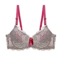 thumbnail image 3 of Sujetadores de encaje de talla grande para mujer, lencería sexy, sujetador súper push up, ropa interior femenina BC, 3 of 4