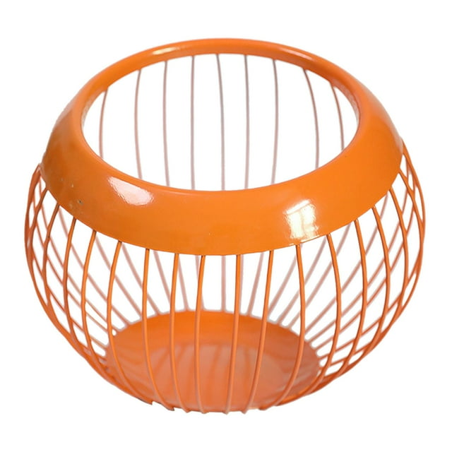 DOLITY Coffee Pod Holder Multifunctional Portable Decorative Metal Wire Fruit Basket Fruit Bowl for Kitchen Counter Hotel Home Fruit