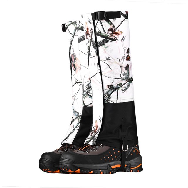 Polainas de nieve Malla de la pierna de la nieve Cubierta de la pierna impermeable Polaca alta Botas Abody Polainas de nieve