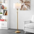 thumbnail image 2 of Safavieh FLL4086A Lighting Collection Elza Gold Leaf and Clear 59-inch (LED Bulb Included) Floor Lamp, 2 of 4