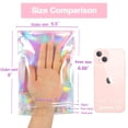 thumbnail image 3 of Trunple Holographic Packaging Bags Smell Proof Bags & Resealable Foil Pouch Bag [ 50 PCS ] Great for Party Favor Food Storage ( 8 x 5.5 Inch), 3 of 3