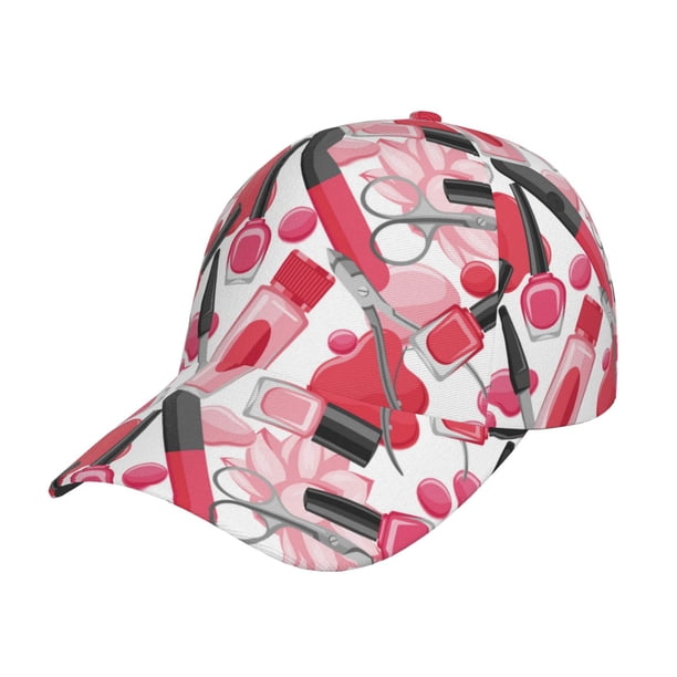 Fotbe Makeup Gorro Clásico de Béisbol, Gorra Ajustable con Broche Snapback, Gorro de Exterior de Algodón Suave