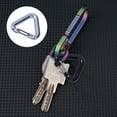 thumbnail image 6 of Heavy Locking Hook for Camping Fishing Hikings Travel Aluminum Alloys Carabiner Clip Triangular Climbing Buckle, 6 of 8
