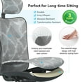 thumbnail image 3 of SIHOO High Back Ergonomic Office Mesh Desk Chair with Armrest & Lumbar Support, 300lb, Gray, 3 of 13