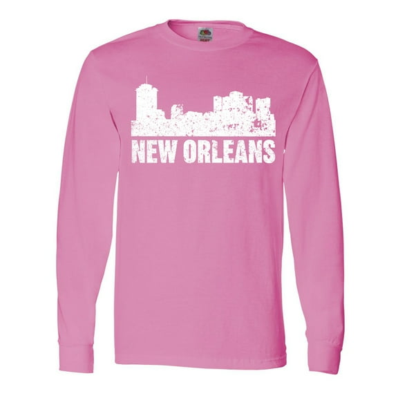 Inktastic New Orleans Skyline Grunge Long Sleeve T-Shirt