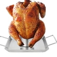 thumbnail image 2 of Soporte Para Asador De Pollo Y Cerveza, Soporte Para Pollo De Acero Inoxidable, Estante Para Barbacoa Para Horno Ahumador A La Parrilla Moyic HA035769-00, 2 of 6