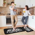 thumbnail image 6 of Happy Camper Black Kitchen Mats Kitchen Rugs Runner Laundry Rug Non Slip Floor Door Mats Soft Doormats Carpet Home Decor Set of 2, 6 of 6