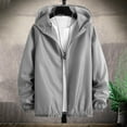 thumbnail image 2 of Mlzmgr Jackets for Men Outwears Full Zipper up Lightweight Quick Drying Sun Protection Fishing Outdoor Mens Shirts, 2 of 6