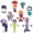 Set 1, 434 Pcs, variant on Cartoon Character Figures Building Blocks Set, DIY Assembly Multiple Character Brick Models, Creative Desktop Collectible Building Toy