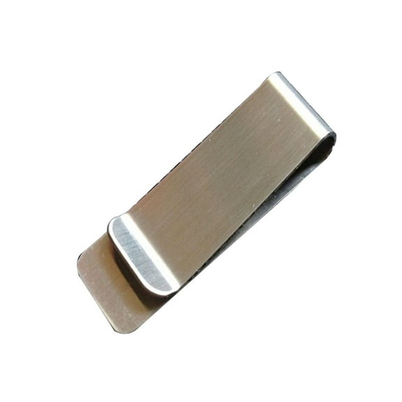 Sleek Stainless Steel Money Clip for Secure Banknote and Card Holding