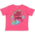 thumbnail image 3 of Inktastic Best Middle Sister Colorful Rainbow Swirls Girls Toddler T-Shirt, 3 of 5