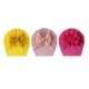 thumbnail image 4 of Gorro para bebé ANGGREK 3 piezas Transpirable Con Nudo de Lazo para niñas, 4 of 8