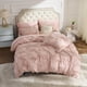 thumbnail image 4 of Juego de Edredón Bedsure Queen Size Rosa Rosado Boho Acolchado 3 Piezas, 4 of 8