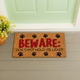 thumbnail image 6 of 28" x 16" Nature Coir Mat, Beware, 6 of 6