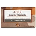 thumbnail image 2 of Ambi Black Soap Cleansing Bar, Deep Cleansing, Moisturizing Formula with Shea Butter + Vitamin E for Oily & Combination Skin, 3.5 OZ, 2 of 5