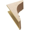 thumbnail image 6 of 8"W x 16"D x 24"H Classic Olympic Rough Cedar Woodgrain TimberThane Corbel, Primed Tan, 6 of 6