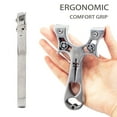 thumbnail image 3 of Runzkzy Hunting Slingshot Stainless Steel Catapult Flat Rubber Band High Precision Cutting Power, 3 of 8