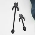 thumbnail image 6 of Joernso Cartoon Cats Long Handle Stainless Steel Coffee Tea Hanging Spoon Kitchen Supplies, 6 of 8