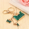 thumbnail image 1 of Keyring Pendant,Hot Sale Rhinestone Crystal Rhinestone Keychain Crystal Keyring Finest Materials, 1 of 14