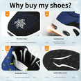 thumbnail image 3 of CORASUN Men's Breathable Running Shoes, Lightweight Fly-Knit Mesh Sneakers with Non-Slip Sole, Comfortable Athletic Tennis Shoes for Walking, Gym, Jogging & Casual Work, 3 of 10