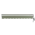 thumbnail image 4 of Awntech 10 Ft Maui Right Motorized Heavy Duty Patio Retractable Awning (120in x 9.25in x 96in), Sage, 4 of 5