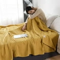 thumbnail image 6 of Necvior Breathable Cooling Cotton Waffles Bed Blanket Summer Comfortable for Home Office, 6 of 18