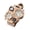 Rose Gold + White, variant on Men Chic Dual Movement Quartz Waterproof Outdoor Thermometer Compass Wrist Watch