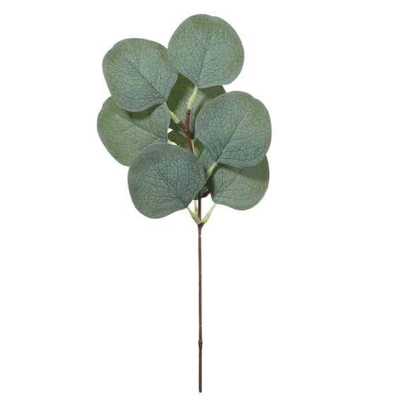 11" Eucalyptus Stems Greenery Stems Eucalyptus Leaf Spray in Green Silk Plastic Plants Floral Artificial Plants for Home Party Wedding Decoration